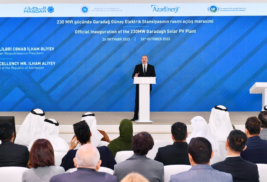 Prezident: Azərbaycana ümumi investisiyalar 300 milyard ABŞ dollarından çox olub