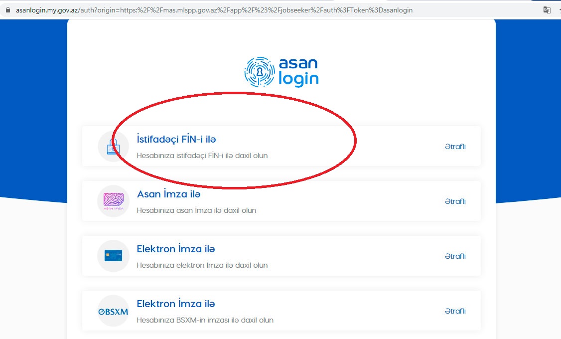Mayın 1-dən “ASAN Login”də qeydiyyat fərqli aparılacaq